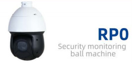 Sicherheits-Überwachungs-Ball-Maschine RP0 mit 4 Zoll 2 Million Pixel-Unterstützung ICR