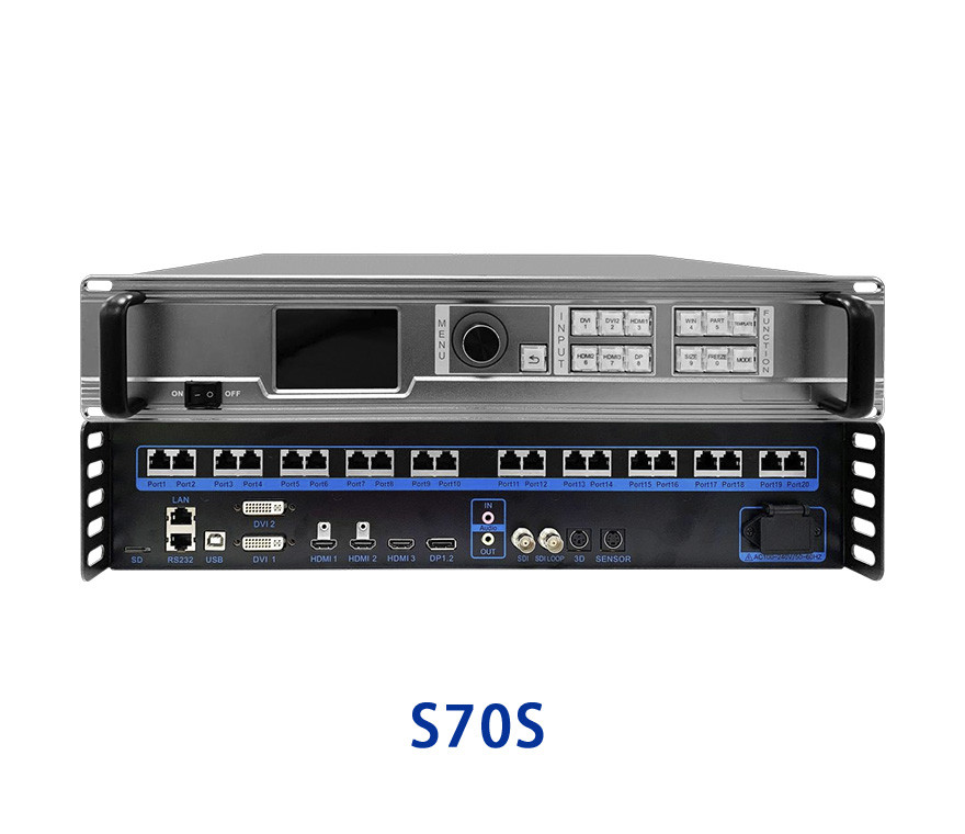 Sysolution 2 In 1 Video Processor S70S 20 Ethernet Port 10.4 Million Pixels 5 I4K 60HZ